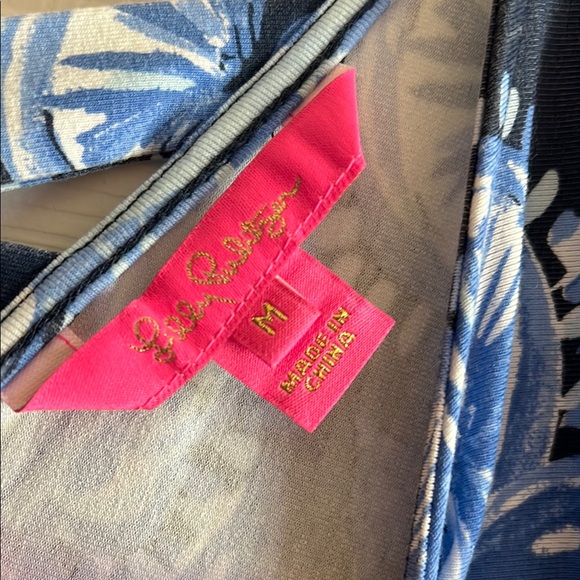 Floral Blue and Pink Dress - Picture 3 of 4